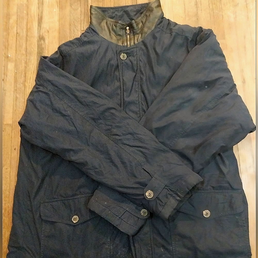 Mens Bold blue wax jacket
